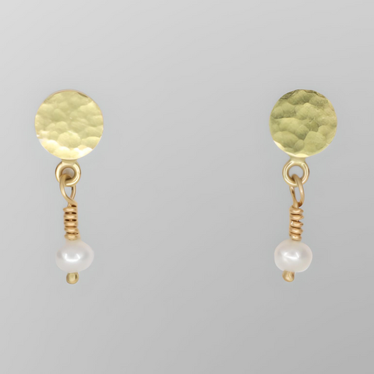 Boucles d'oreilles - Golden Pearl