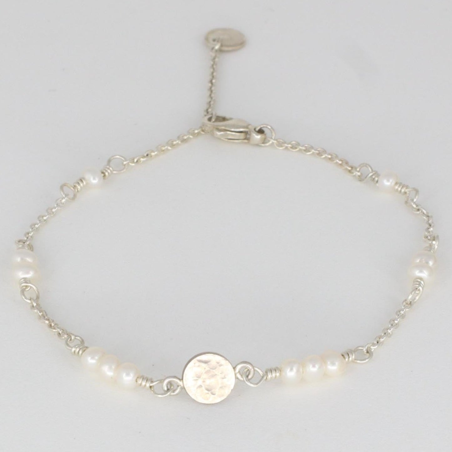 Bracelet - White Happy Pearl